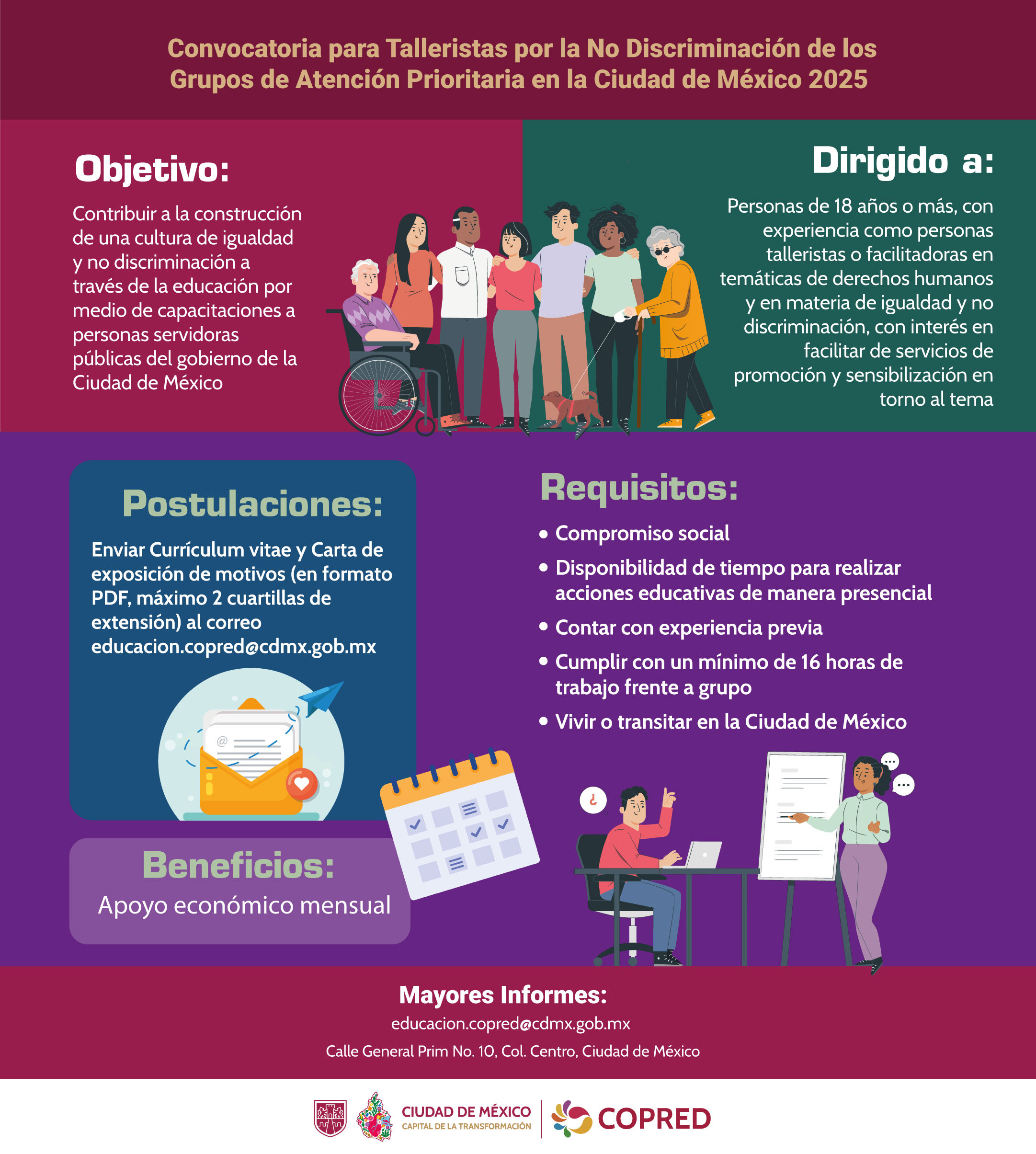 Infografía Talleristas
